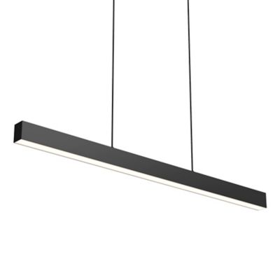 DALS Lighting Boulevard Smart LED Linear Suspention - Color: Black - Size: 