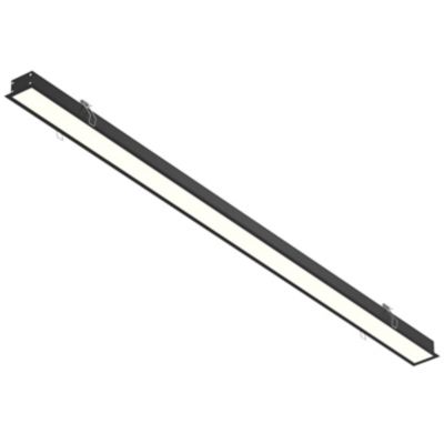 DALS Lighting Boulevard Linear Recessed LED Light - Color: Black - Size: 4