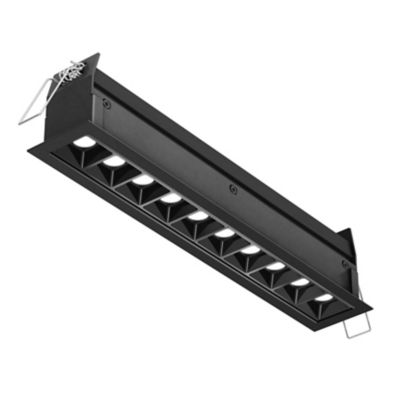 DALS Lighting Pinpoint Series LED Recessed Down Light - Color: Black - Size