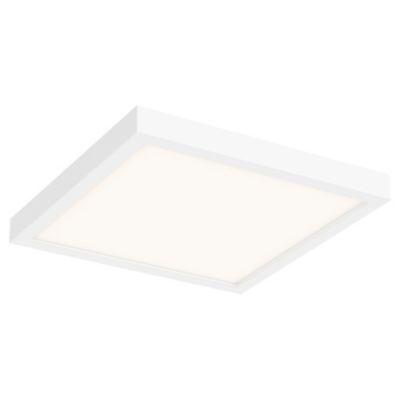 DALS Lighting Delta LED Square Flushmount Light - Color: Matte - Size: Medi