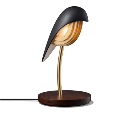 DAQI Concept Bird LED Desk Lamp - Color: Black - Size: 1 light - BR01OB