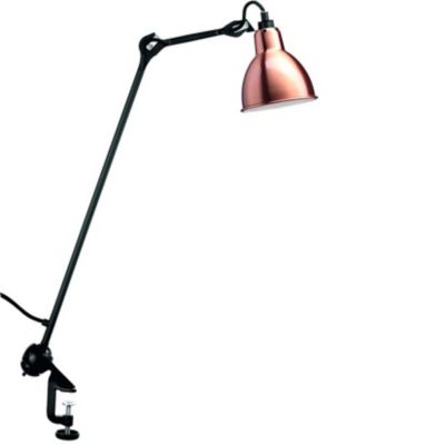 DCW Editions Lampe Gras N°201 Clamp Table Lamp - Color: Copper - Size: 1 l