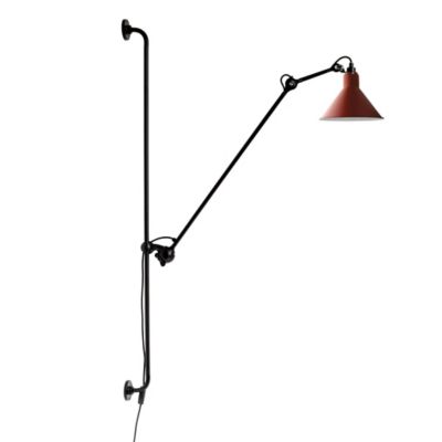 DCW Editions Lampe Gras 214 Wall Sconce - Color: Red - Size: 1 light - 214 