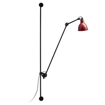 DCW Editions Lampe Gras 214 Wall Sconce - Color: Red - Size: 1 light - 214 