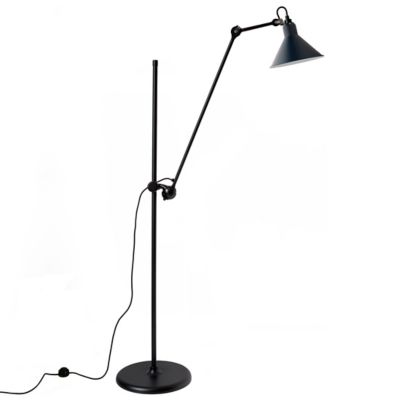 DCW Editions Lampe Gras N°215 Floor Lamp - Color: Blue - Size: 1 light - 2