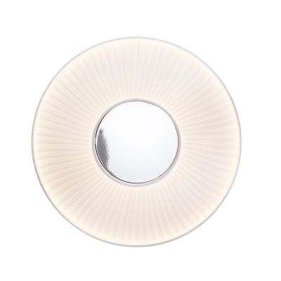 10 HEURES 10 Iris Mirror LED Wall / Flushmount Light - Color: White - Size: