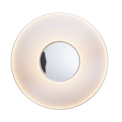 10 HEURES 10 Iris Mirror LED Wall / Flushmount Light - Color: White - Size: