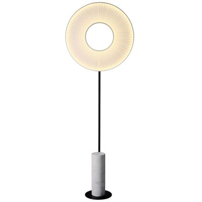 10 HEURES 10 Iris Totem LED Floor Lamp - Color: White - Size: Medium - IRIS