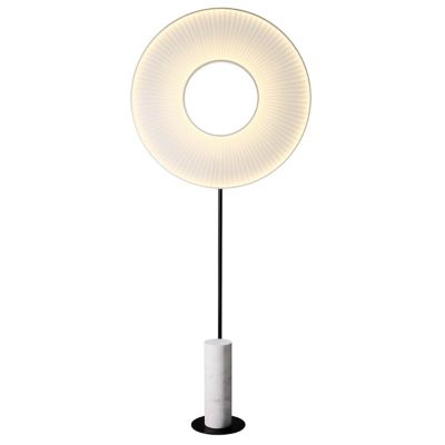 10 HEURES 10 Iris Totem LED Floor Lamp - Color: White - Size: Large - IRIS 