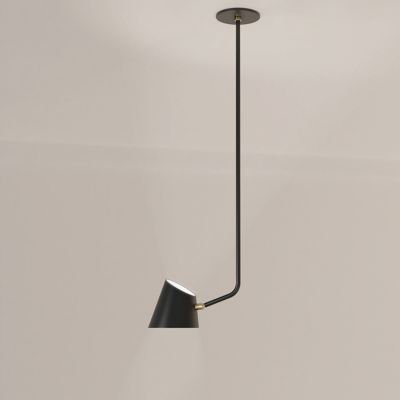 Darmes Hartau Simple Pendant Light - Color: Black - Size: 24 - HASIBLBR