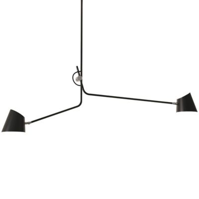 dArmes Hartau Double Pendant Light - Color: White - Size: 44 - HADOWHBR