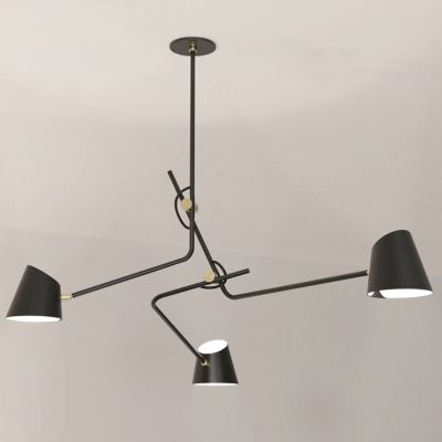 Darmes Hartau Triple Pendant Light - Color: Brass - Size: 25 - HATRBLBR