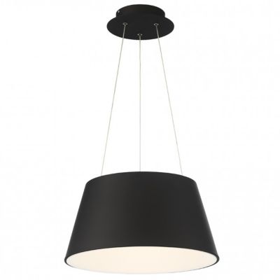 dweLED Vida LED Drum Pendant Light - Size: 18 - PD-72718-BK