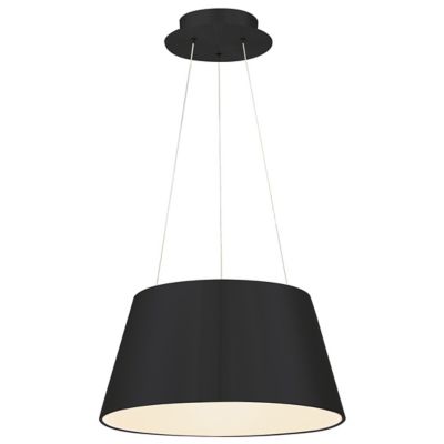 dweLED Vida LED Drum Pendant Light - Size: 24 - PD-72724-BK