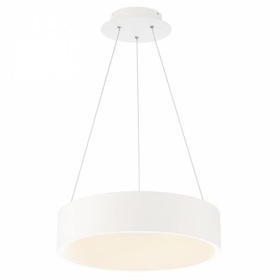 dweLED Corso Pendant Light - Color: White - Size: 18 - PD-33718-WT