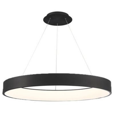 dweLED Corso Pendant Light - Color: Black - Size: 43 - PD-33743-BK