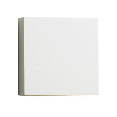 Huxe Affonsa LED Outdoor Wall Sconce - Color: White - Size: Small