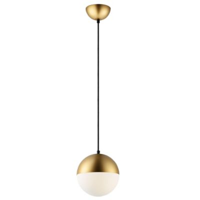 Huxe Andrea Pendant Light - Color: White - Size: Medium