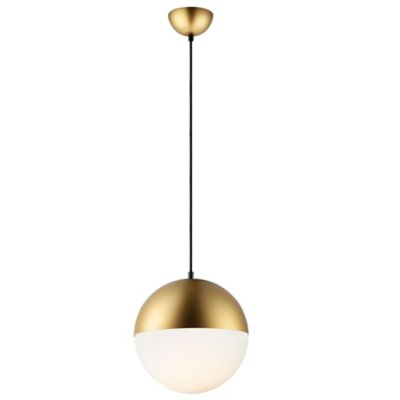 Huxe Andrea Pendant Light - Color: White - Size: Large