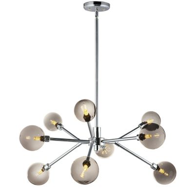 Huxe Adamo Chandelier - Color: Grey - Size: 9 light