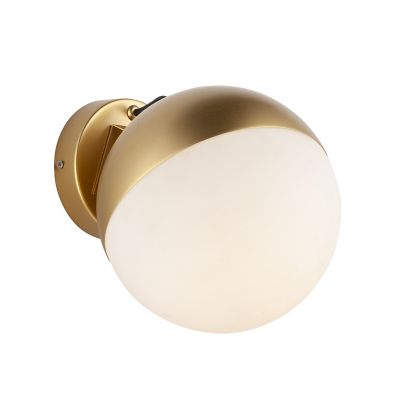 Huxe Andrea Bathroom LED Wall Sconce - Color: Gold - Size: 1 light