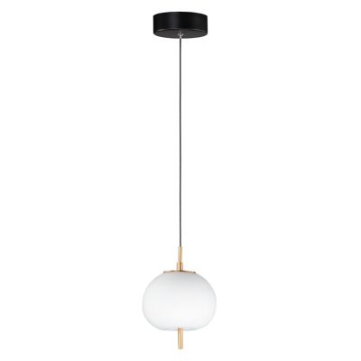 Huxe Desi LED Mini Pendant Light - Color: White - Size: 1 light