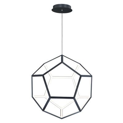 Huxe Callisto LED Pendant Light - Color: White - Size: 28