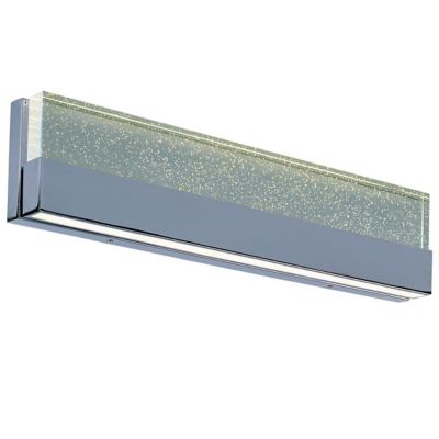 Huxe Carlita Rectangular LED Vanity Light - Color: Clear - Size: 24