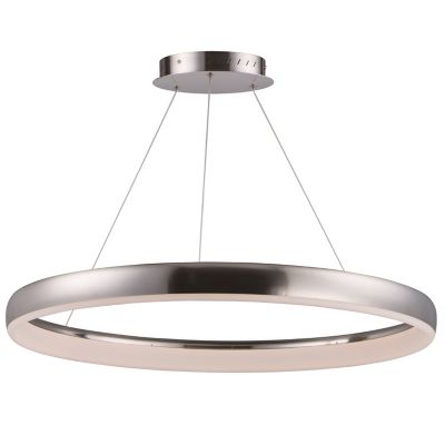 Huxe Imelda LED Pendant Light - Color: White - Size: Large