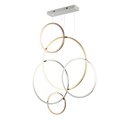 Huxe Ursel LED Pendant Light - Color: Gold - Size: Medium