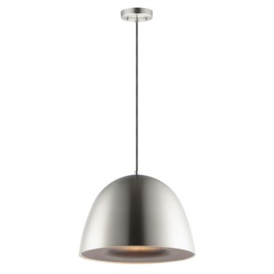 Huxe Romalda LED Pendant Light - Color: Silver - Size: Small