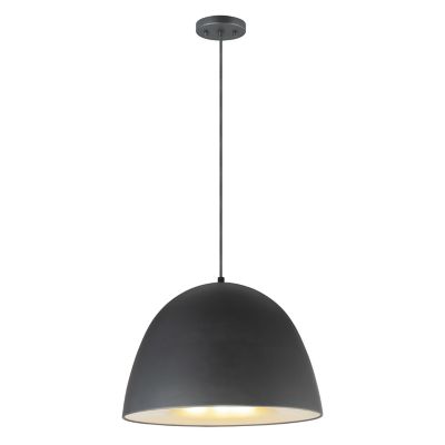 Huxe Romalda LED Pendant Light - Color: Black - Size: Large