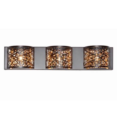 Huxe Karmelo Vanity Light - Color: Bronze - Size: 3 light