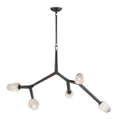 Huxe Edmondo Chandelier - Color: Black - Size: 5 light