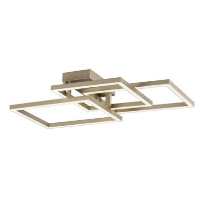 Huxe Garmano LED Flushmount Light - Color: Beige