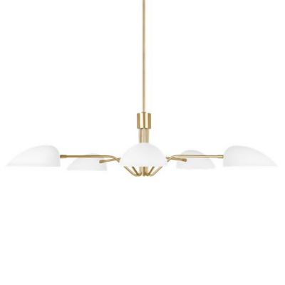 Generation Lighting Brisbin 24 in. W 1-Light Burnished Brass 3