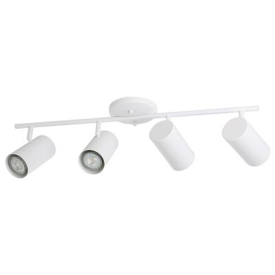 Huxe Petal Track Light - Color: White - Size: 4 light