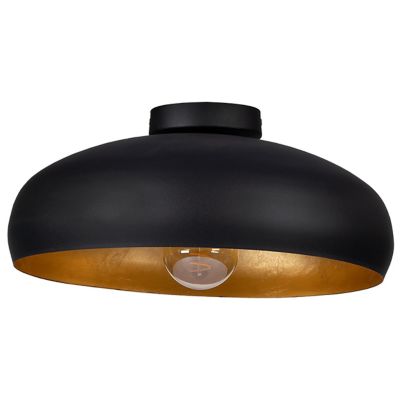 Huxe Cinzia Flushmount Light - Color: Black - Size: 1 light