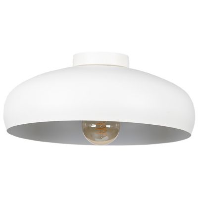 Huxe Cinzia Flushmount Light - Color: White - Size: 1 light