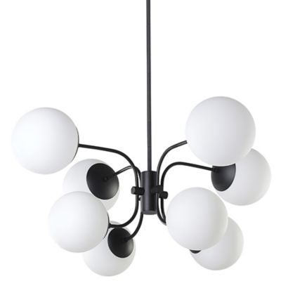 Huxe Tadeo Pendant Light - Color: White - Size: 8 light