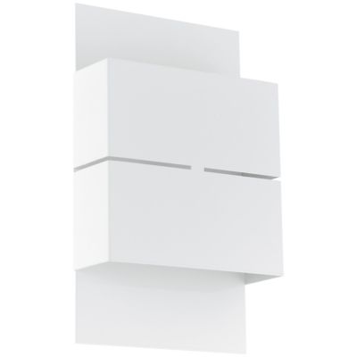 Eglo Kibea Outdoor LED Wall Sconce - Color: White - 93253A