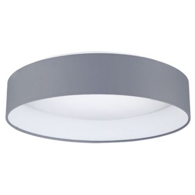 Eglo Palomaro LED Flushmount Light - Color: Black - Size: Medium - 93396A