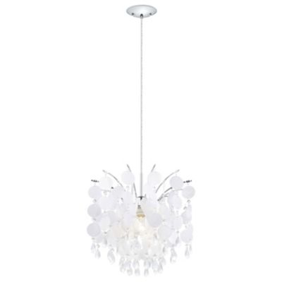 Eglo Fedra Pendant Light - Color: White - Size: Small - 91046A