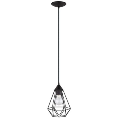 Eglo Tarbes Mini Pendant Light - Color: Black - Size: 1 light - 94187A