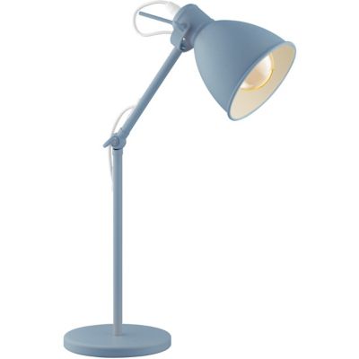 EGL1928777 Eglo Priddy Desk Lamp - Color: Blue - Size: 1 ligh sku EGL1928777