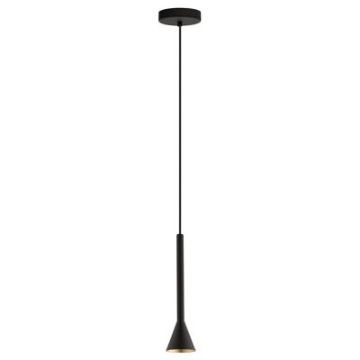 Eglo Cortaderas Mini Pendant Light - Color: Black - Size: 1 light - 97604A