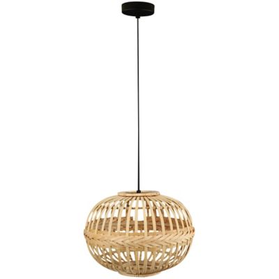 Eglo Amsfield Pendant Light - Color: Brown - 49771A