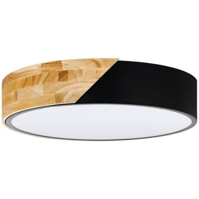 Eglo Grimaldino Flushmount Light - Color: Black - 99388A