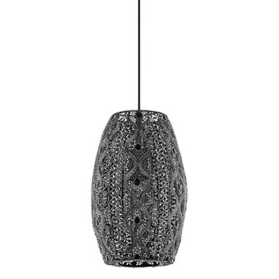 Eglo Riyadh Pendant Light - Color: Black - Size: 1 light - 43391A