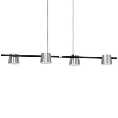 Eglo Altamira Linear Chandelier - Color: Black - Size: 4 light - 205643A